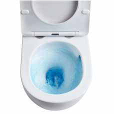 Унітаз підвісний Qtap Gemini безобідковий з сидінням Soft-close QT2533076EUQW